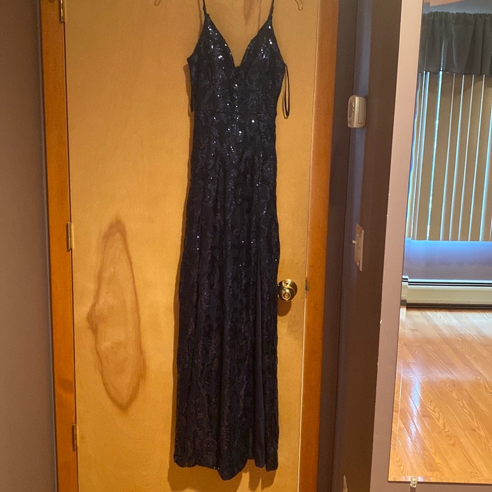 Navy Blue Windsor Prom Dress
